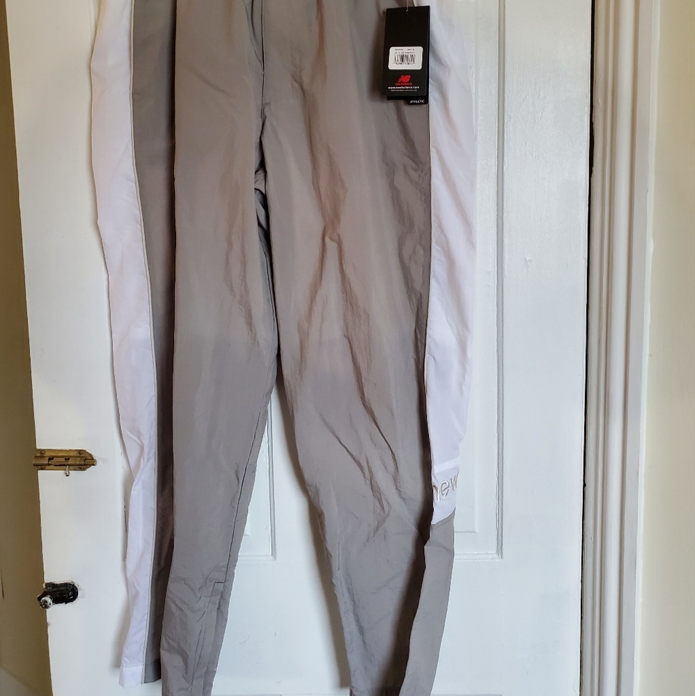 New Balance , New with Tags, Medium Tan and White Windpants